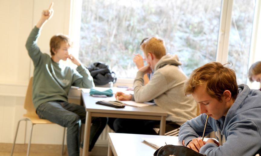 Foto: Heidi M. Skjebstad Elever i klasserom